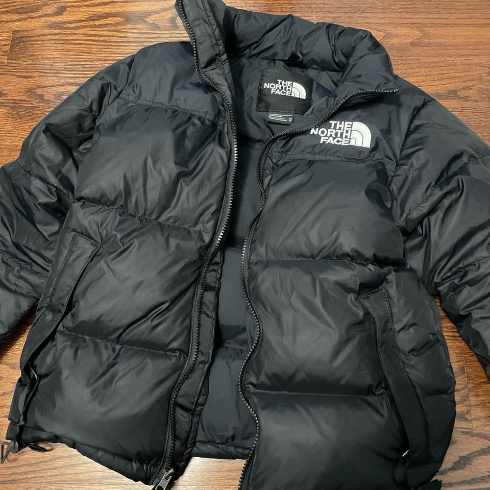 Black The North Face Nuptse jacket